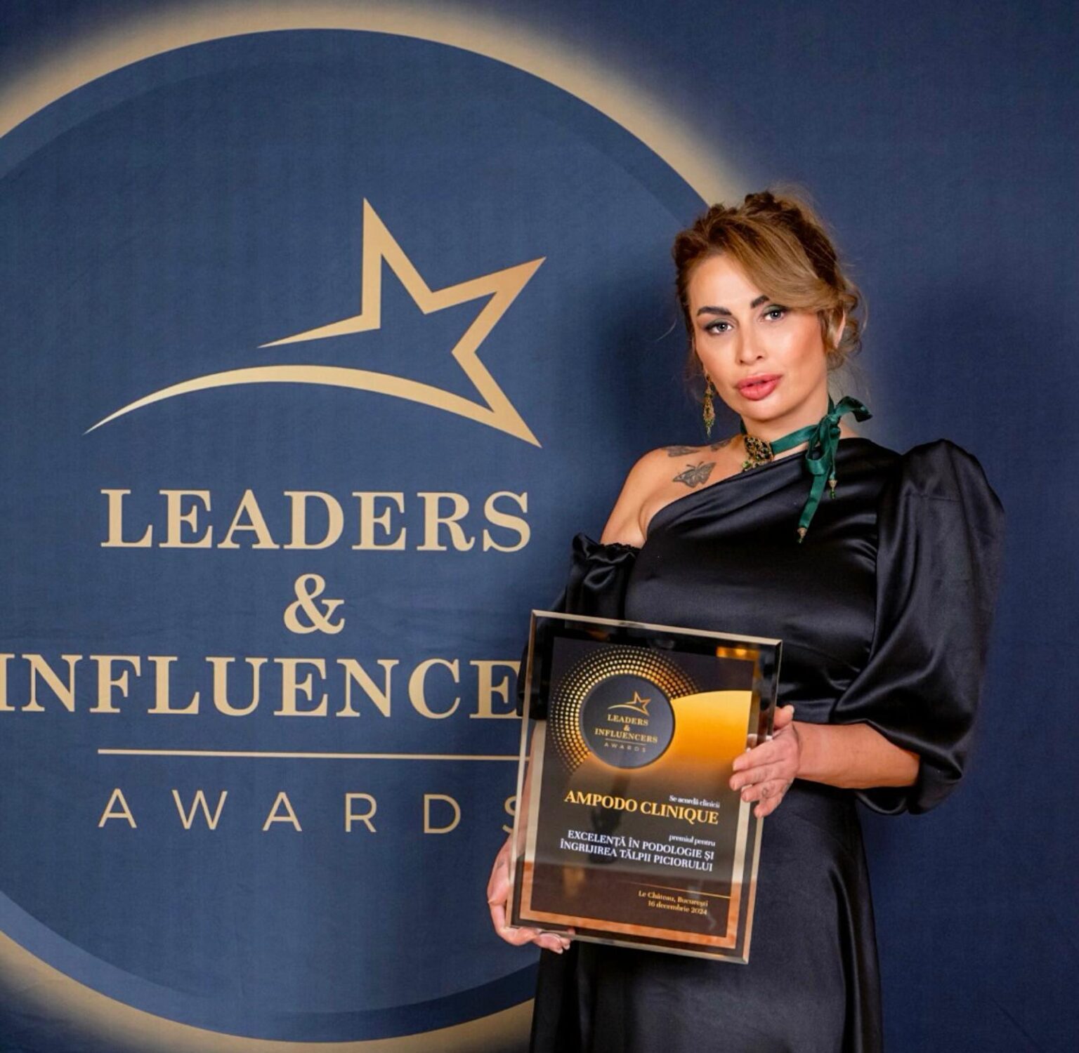 Ampodo Clinique, recunoscută pentru excelența în podologie la Gala Leaders & Influencers Awards
